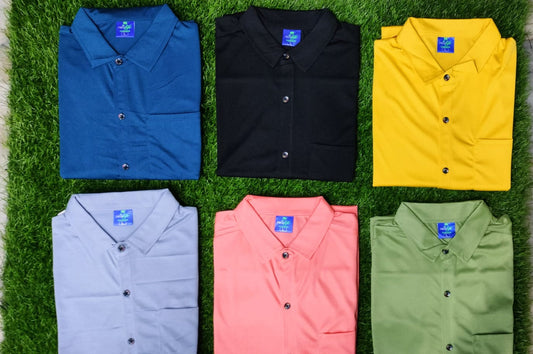 Combo of 6 Lycra Shirts Rs. 999 Only - Half Sleeves